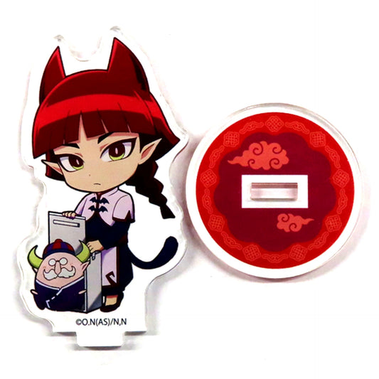 Opera Trading Acrylic Stand Welcome to Demon School! Iruma-kun x Bakudanyaki Honpo [USED]