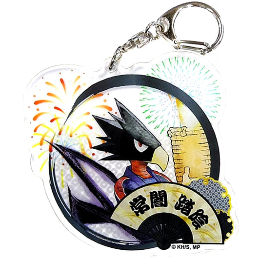 Fumikage Tokoyami My Hero Academia Chara Pop Store Yaoyorozuya 2021 Fireworks Ver Acrylic Keychain [USED]
