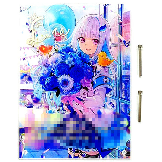 Lize Helesta Replica Handwritten Autograph Message Acrylic Panel Virtual YouTuber Nijisanji Birthday 2021 [USED]