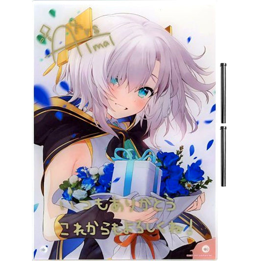 Ars Almal Replica Handwritten Autograph Message Acrylic Panel Virtual YouTuber Nijisanji Birthday 2021 [USED]