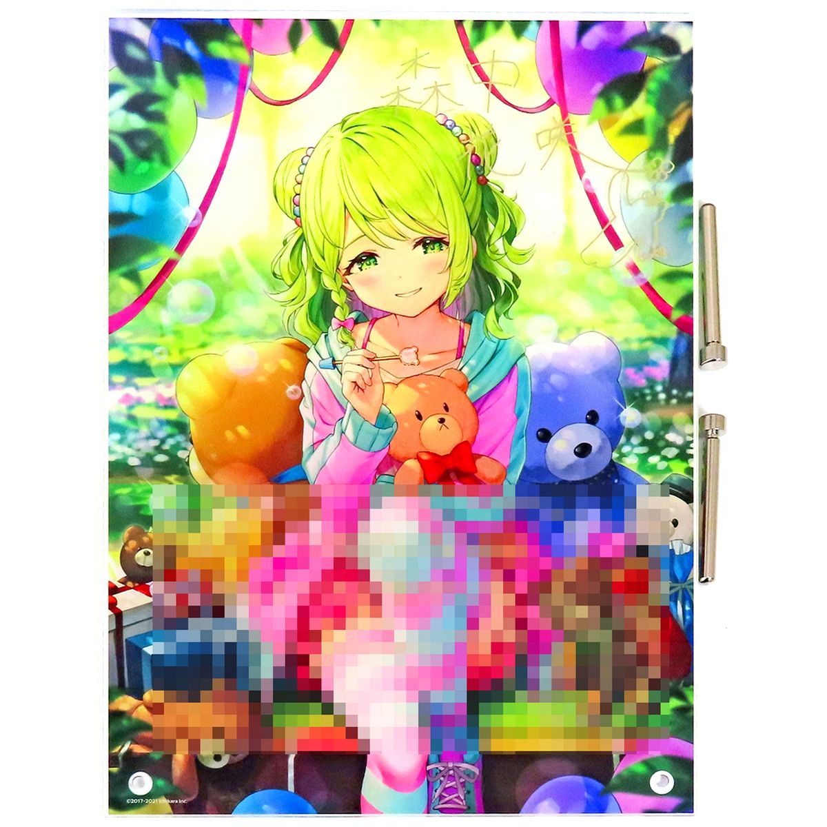 Morinaka Kazaki Autographed Reproduction Acrylic Panel Virtual YouTuber Nijisanji Birthday 2021 Included Item [USED]