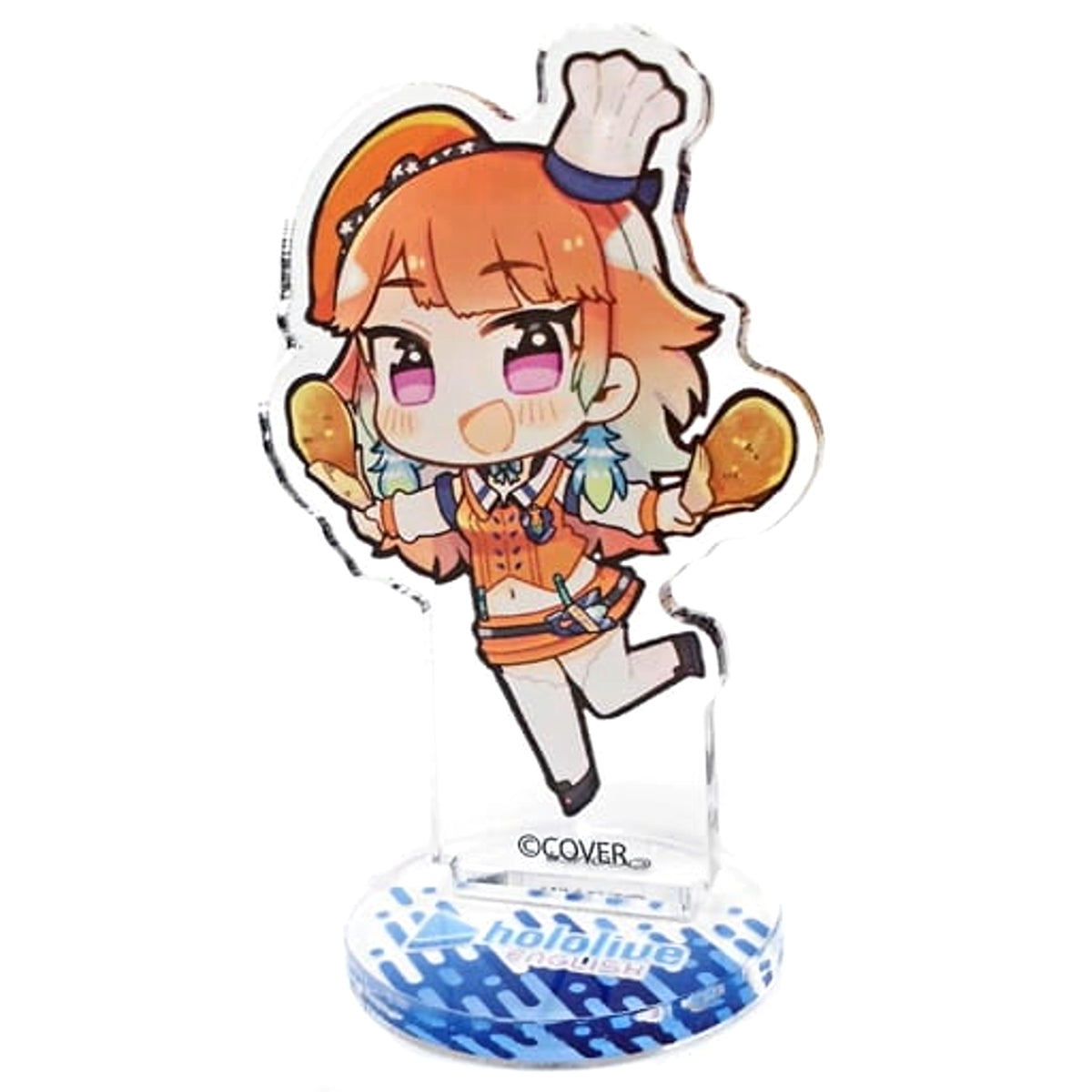 hololive x Atre Akihabara Takanashi Kiara Chibi Illustration Acrylic Figure hololive Summer Festival Acrylic Stands [USED]