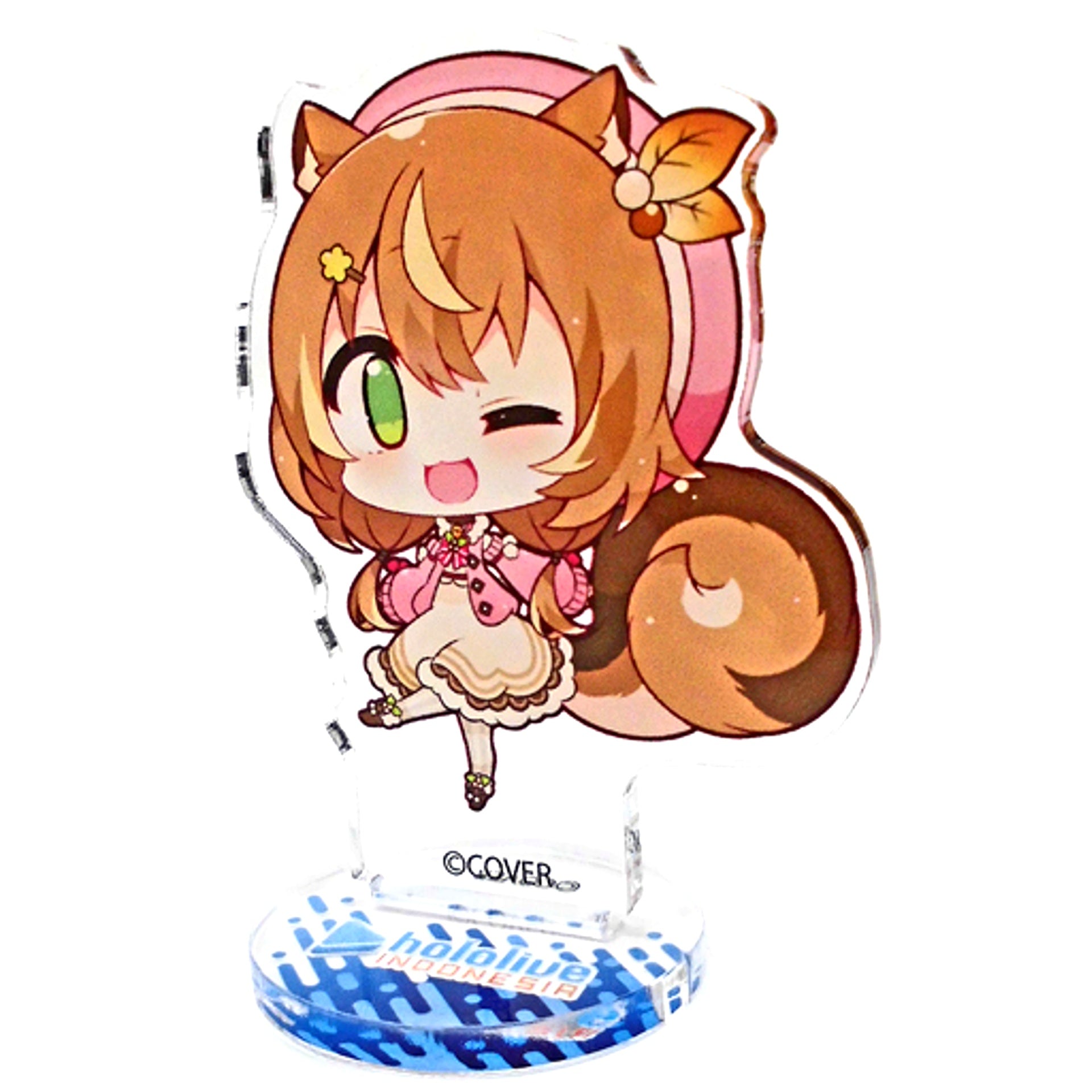 Ayunda Risu Chibi Character Illustration Acrylic Figure Virtual YouTuber Hololive x Atre Akihabara Hololive Summer Festival [USED]