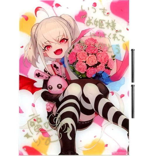 Makaino Ririmu Autographed Reproduction Acrylic Panel Virtual YouTuber Nijisanji Birthday 2021 Included Item [USED]