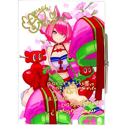Azuchi Momo Autographed Reproduction Acrylic Panel Virtual YouTuber Nijisanji Birthday 2021 Included Item [USED]