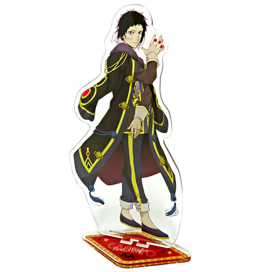 Ryunosuke Akutagawa Illustration Big Acrylic Stand Bungo Stray Dogs Port Mafia Casino x Animate Cafe [USED]