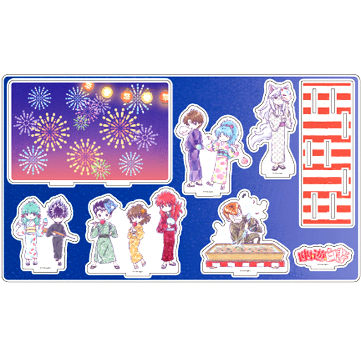 Group 01 GraffArt Design Summer Festival Ver. YuYu Hakusho Premium Acrylic Diorama Plate [USED]