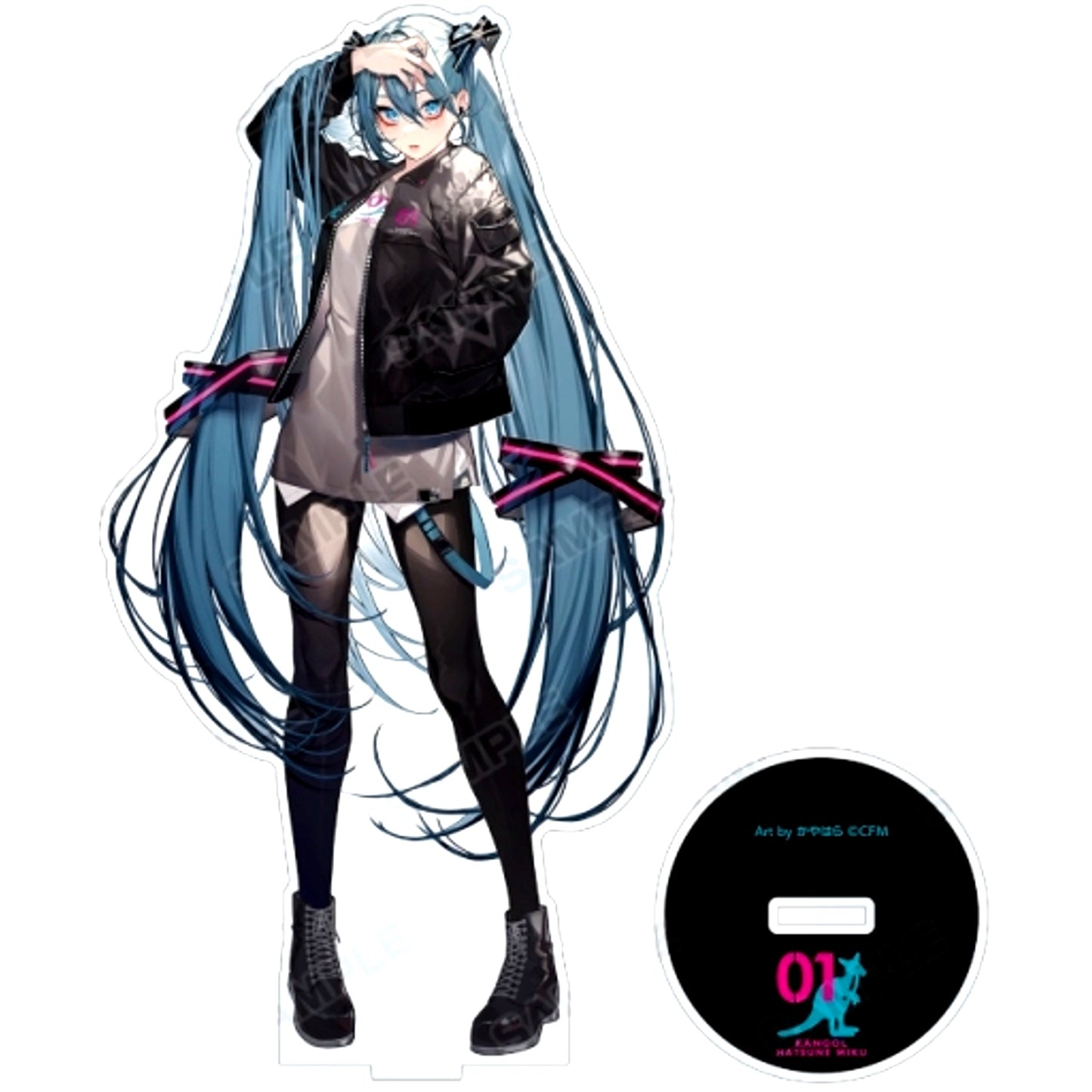 Hatsune Miku Hatsune Miku x KANGOL Collabo VOCALOID BIG Acrylic Stand Art by Kayahara Illustration [USED]