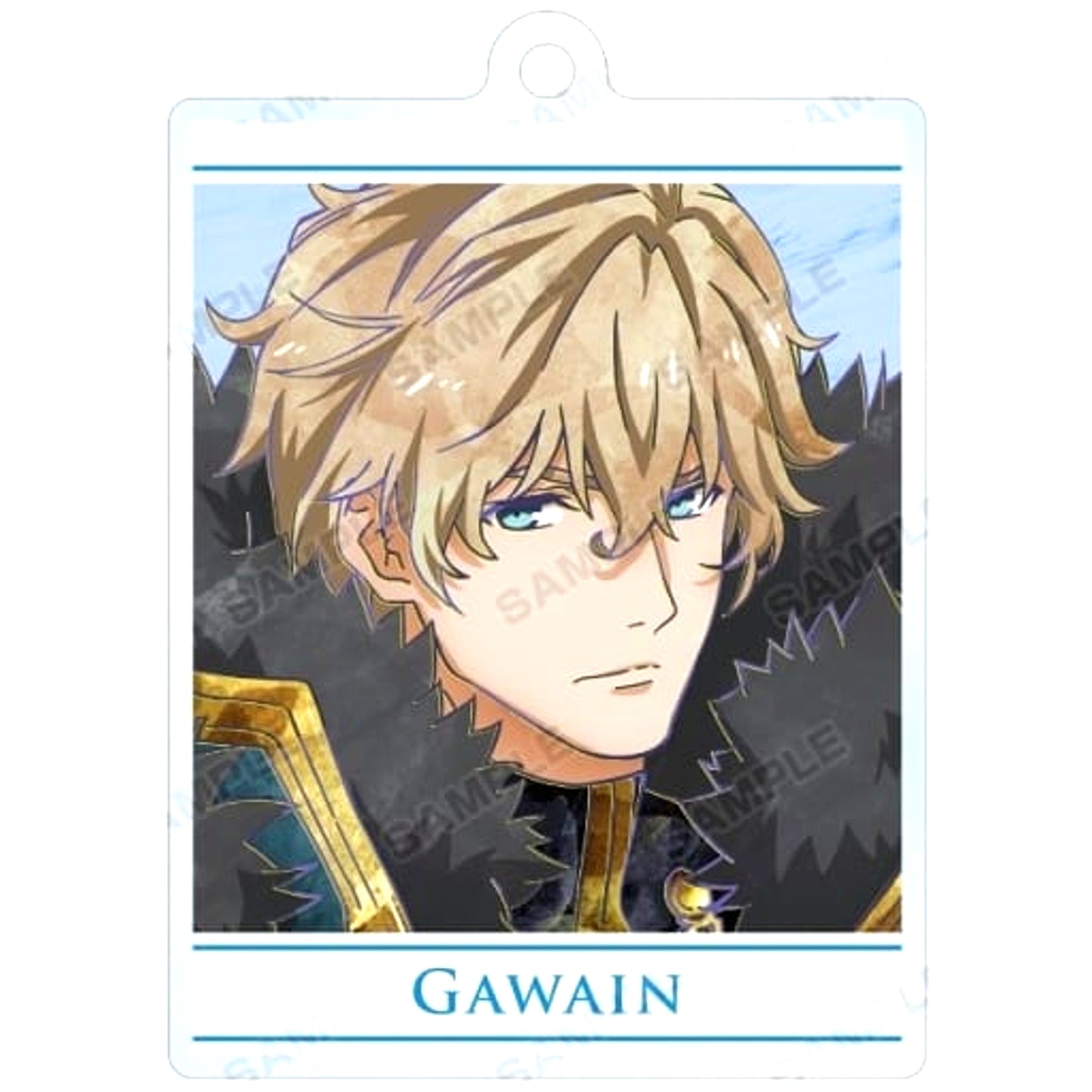 Fate/Grand Order THE MOVIE Divine Realm of the Round Table: Camelot Paladin; Agateram Gawain Trading Ani-Art Acrylic Keychain [USED]