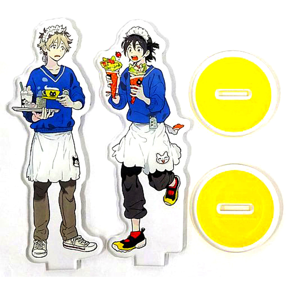 Shun Hashimoto & Mio Chibana Original Pair Acrylic Stand Harukaze no Etranger Cafe [USED]