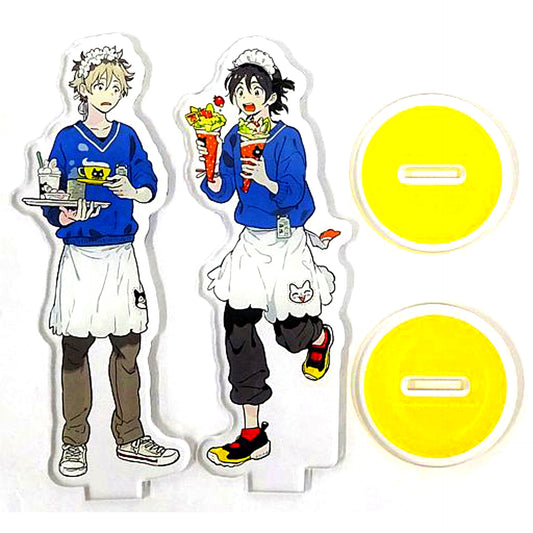 Shun Hashimoto & Mio Chibana Original Pair Acrylic Stand Harukaze no Etranger Cafe [USED]