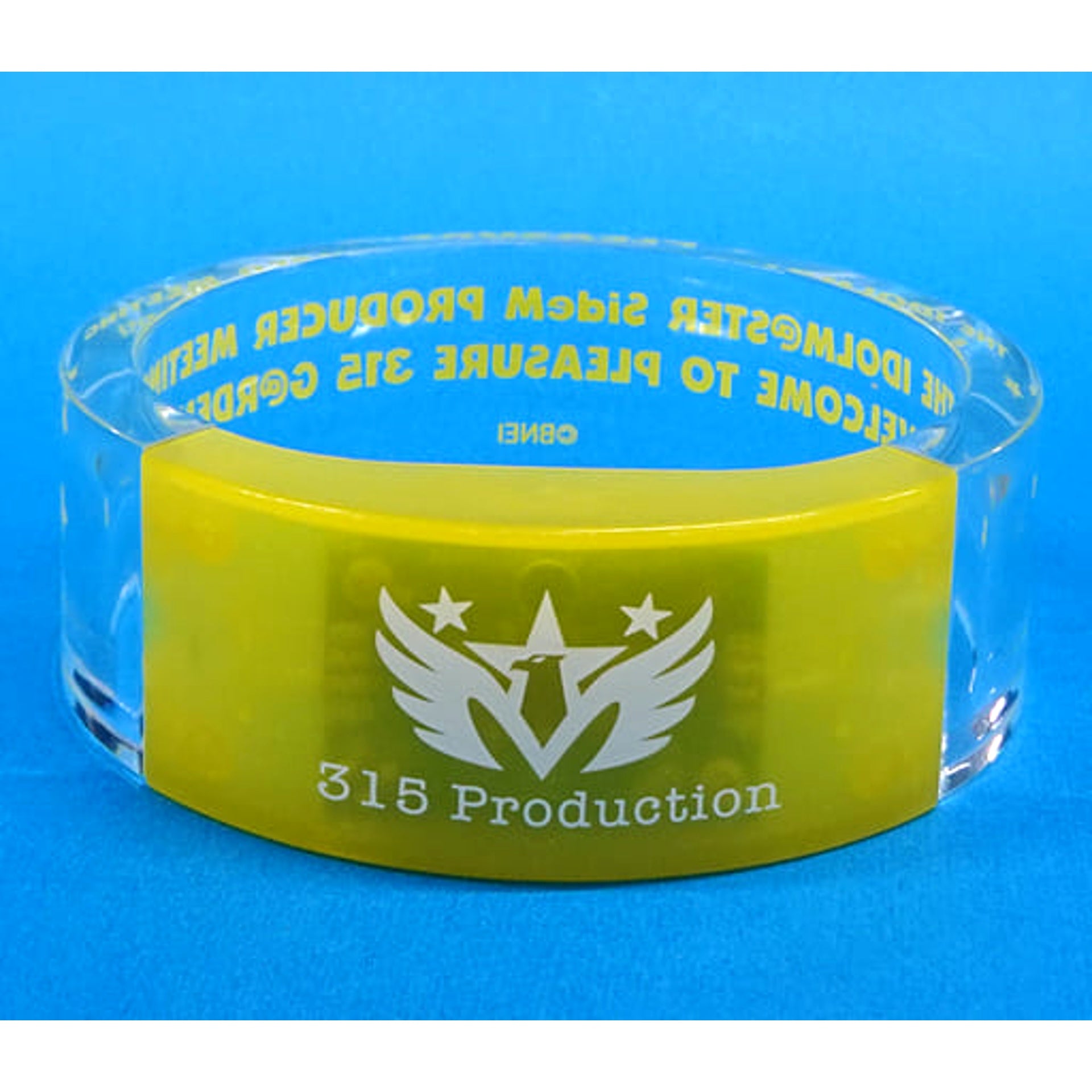 THE IDOLM@STER SideM W 315Pro Official Bangle Light PRODUCER MEETING WELCOME TO PLEASURE 315 GARDEN!!! Exclusive [USED]