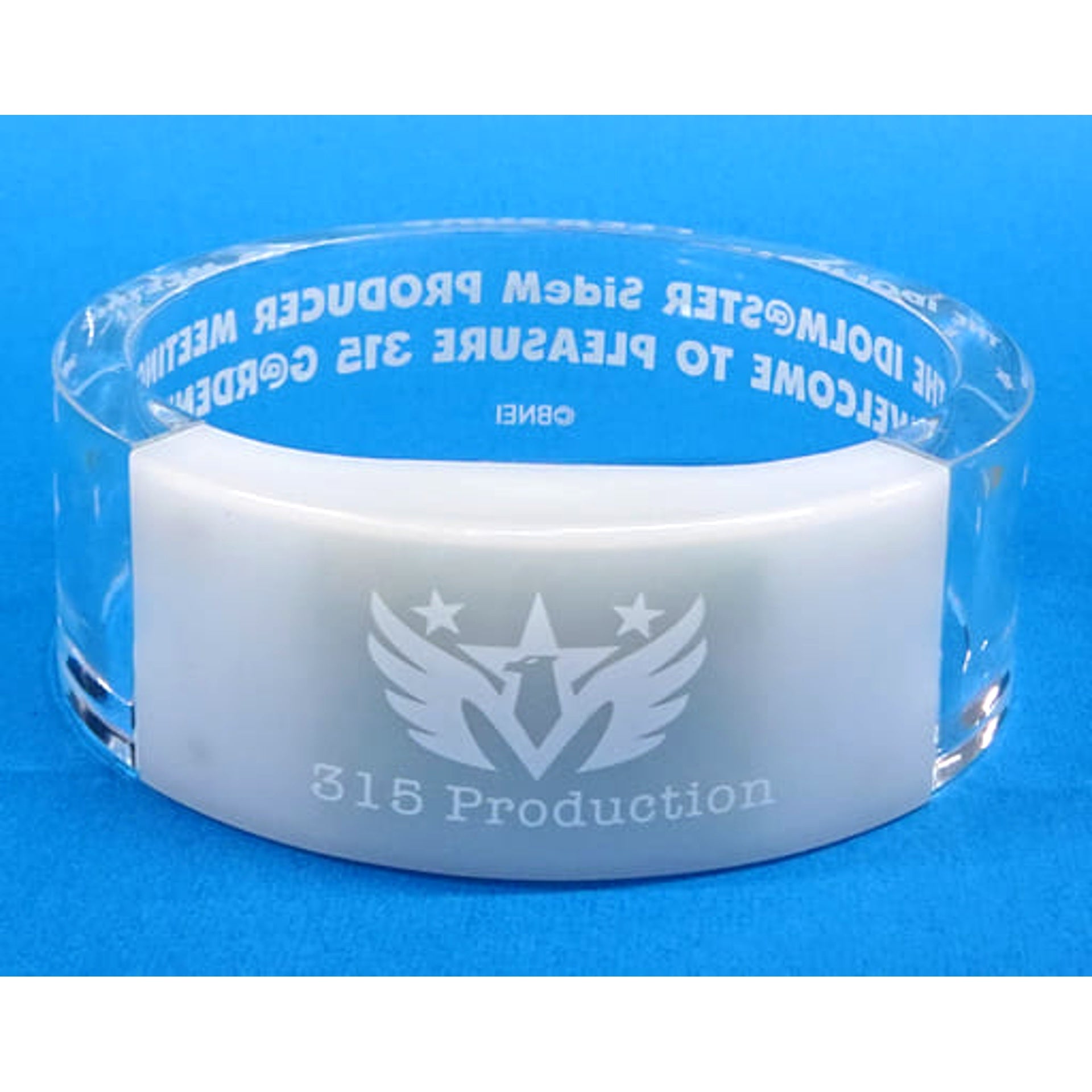 THE IDOLM@STER SideM Shinsoku Ikkon 315Pro Official Bangle Light PRODUCER MEETING WELCOME TO PLEASURE 315 GARDEN!!! Exclusive [USED]