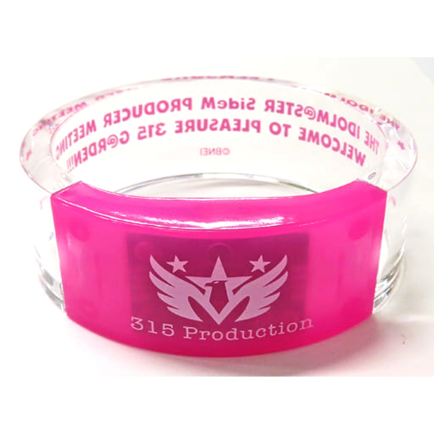 THE IDOLM@STER SideM S.E.M 315Pro Official Bangle Light PRODUCER MEETING WELCOME TO PLEASURE 315 GARDEN!!! Exclusive [USED]