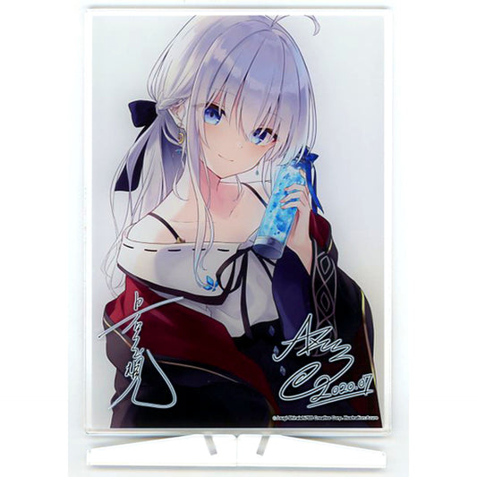 Elaina Wandering Witch The Journey of Elaina Single Item Acrylic Plate Light Novel Vol. 13 Special Edition with Setting Material Collection Animate Limited Set Bonus [USED]
