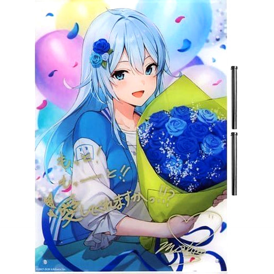 Yukishiro Mahiro Replica Autographed Message Acrylic Panel Virtual YouTuber Nijisanji Yukishiro Mahiro Birthday 2020 [USED]