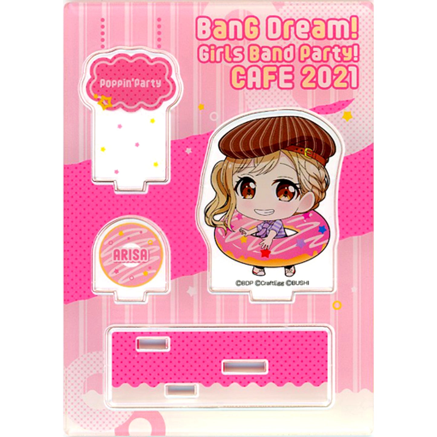 Arisa Ichigaya Acrylic Stand BanG Dream! Girls Band Party! CAFE 2021 [USED]