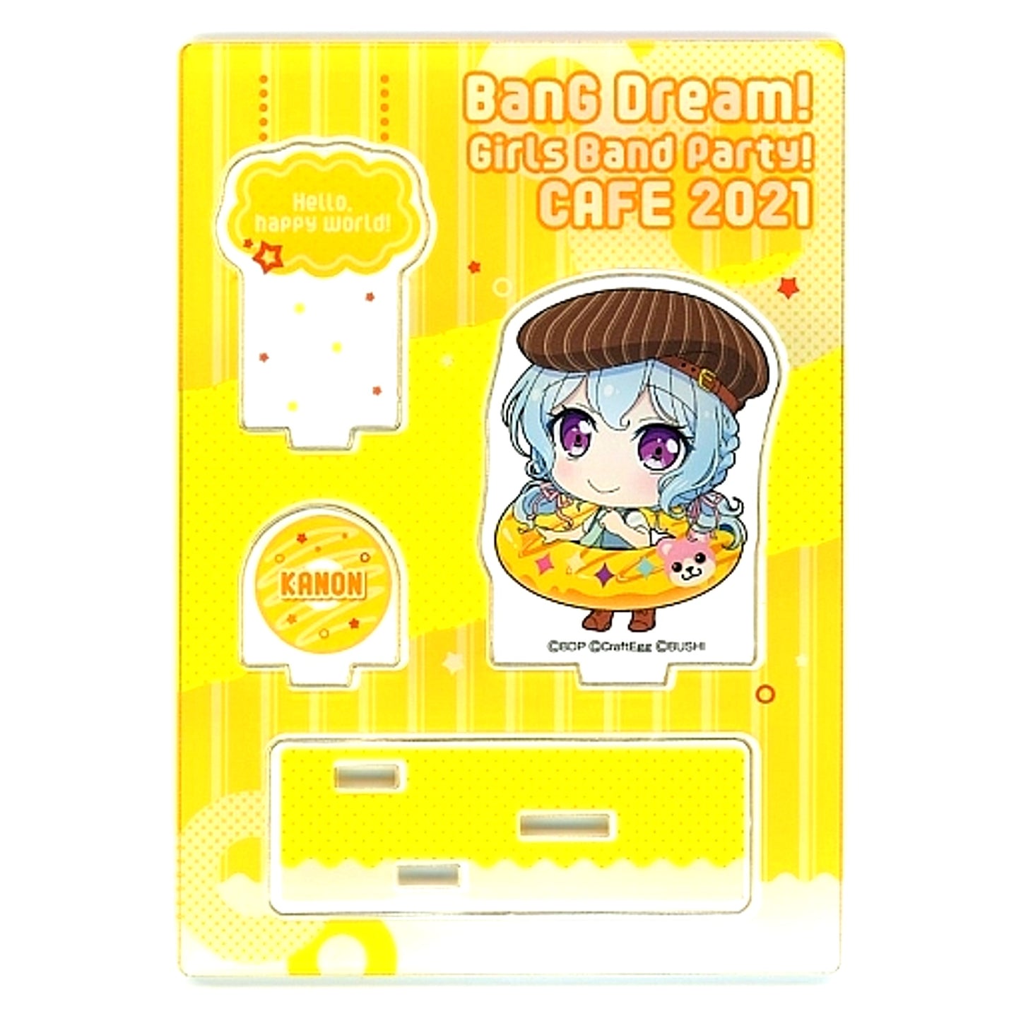 Kanon Matsubara BanG Dream! Girls Band Party! CAFE 2021 Acrylic Stand [USED]