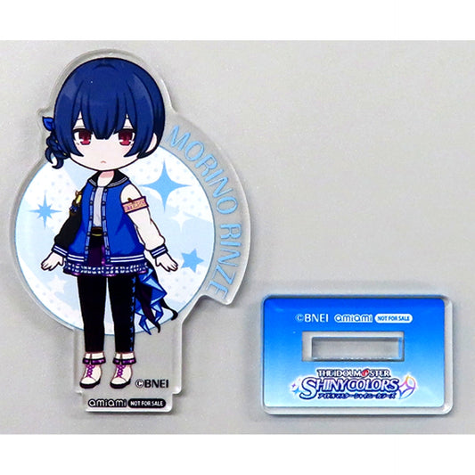 Rinze Morino Mini Acrylic Figure Stand AmiAmi Limited Bonus for Rinze Morino Brave Hero Jersey Ver. 1/8 Pre-painted Complete Figure The Idolmaster Shiny Colors [USED]