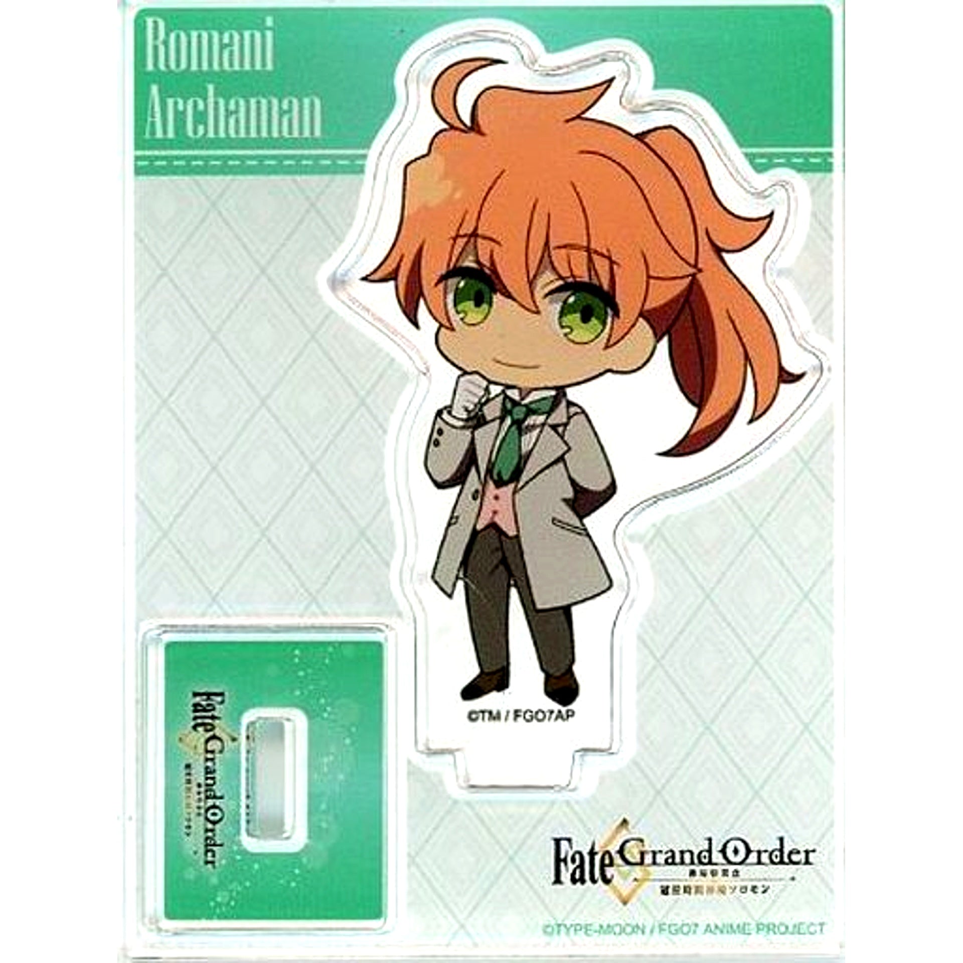 Romani Archaman Mini Character Ver. Acrylic Stand Fate/Grand Order Final Singularity Grand Time Temple Solomon x Marui [USED]
