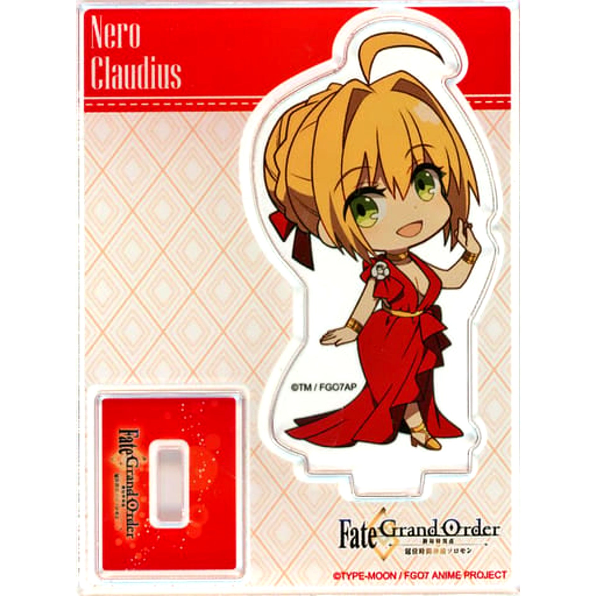Nero Claudius Fate/Grand Order Final Singularity Grand Temple of Time: Solomon x Marui Trading Acrylic Stand Mini Chara Ver. [USED]
