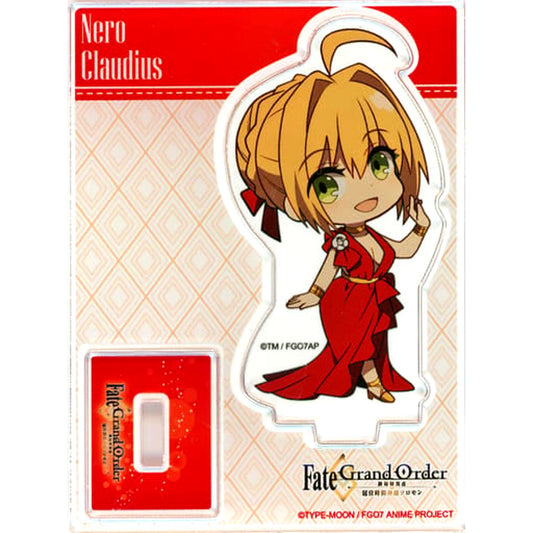 Nero Claudius Fate/Grand Order Final Singularity Grand Temple of Time: Solomon x Marui Trading Acrylic Stand Mini Chara Ver. [USED]