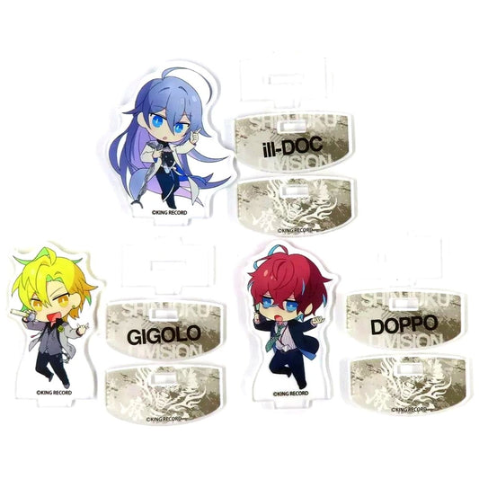 Set of 3 Matenro Hypnosis Mic: Division Rap Battle Yurayura Acrylic Stand Lawson Loppi HMV & Books Online Limited [USED]