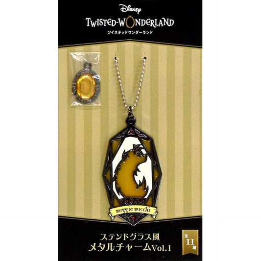 Ruggie Bucchi Disney Twisted Wonderland Stained Glass Style Metal Charm Vol.1 [USED]