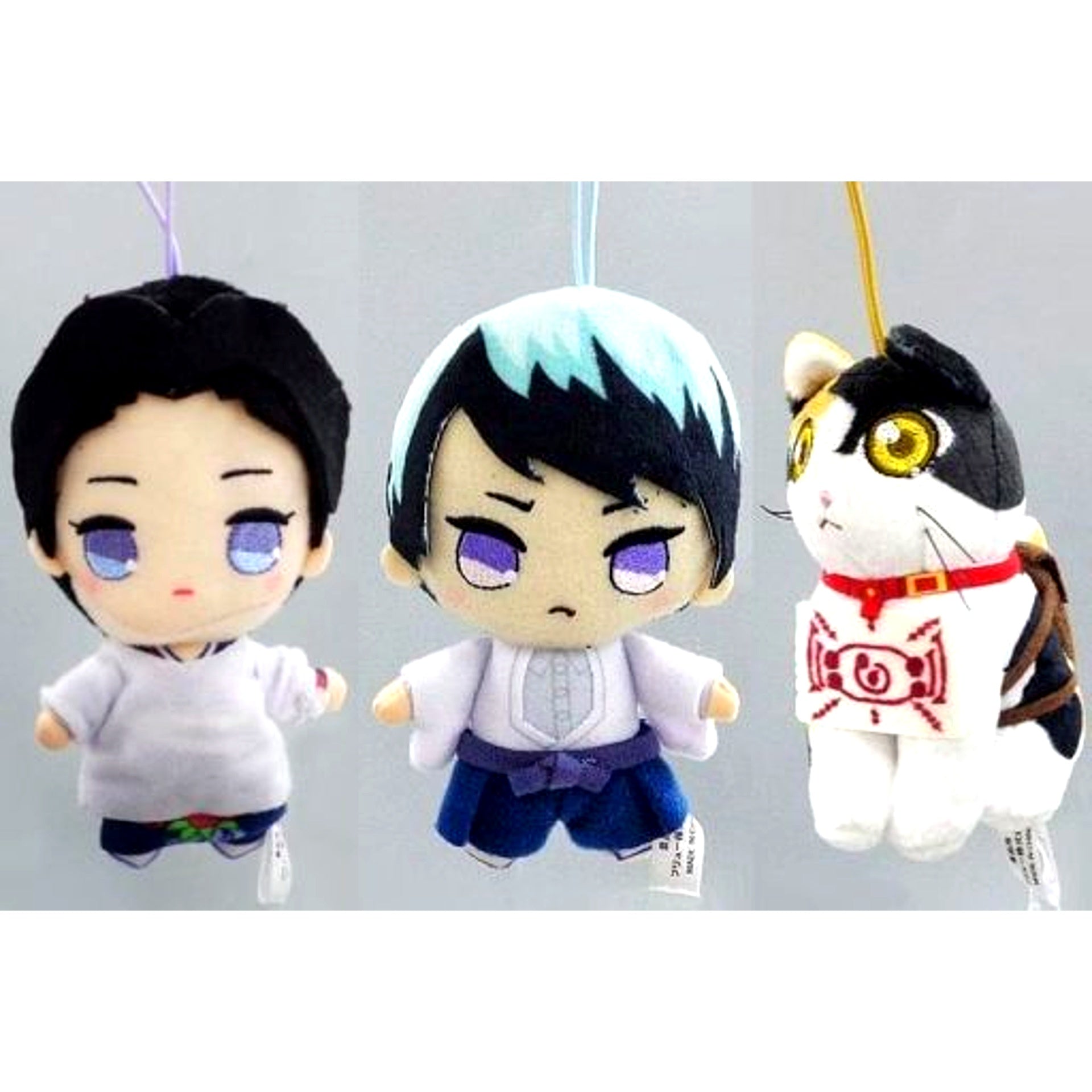 Set of 3 Demon Slayer Kimetsu no Yaiba Mascot Vol 6 [USED]