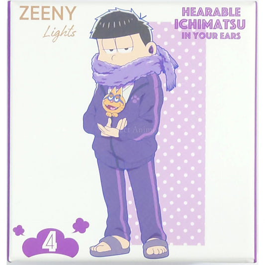 Ichimatsu Mr. Osomatsu Hearable Device Full Wireless Earphone with Voice Zeeny Lights Earphones [USED]