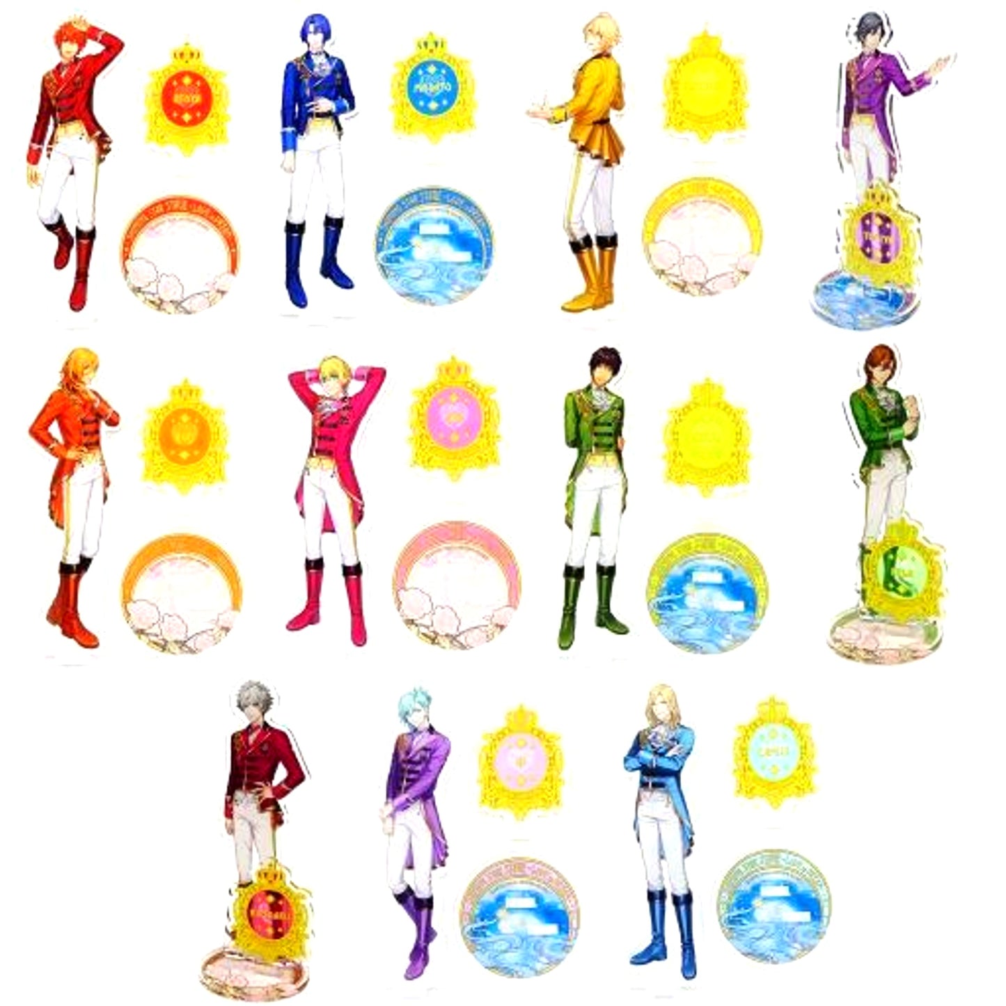 Set of 11 Uta no Prince-sama Shining Star Stage -Love in Dream- Trading Acrylic Stand [USED]