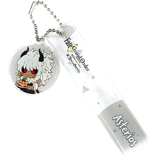 Asterios Fate/Grand Order Final Singularity Grand Temple of Time Solomon x SWEETS PARADISE Trading Room Keychain [USED]