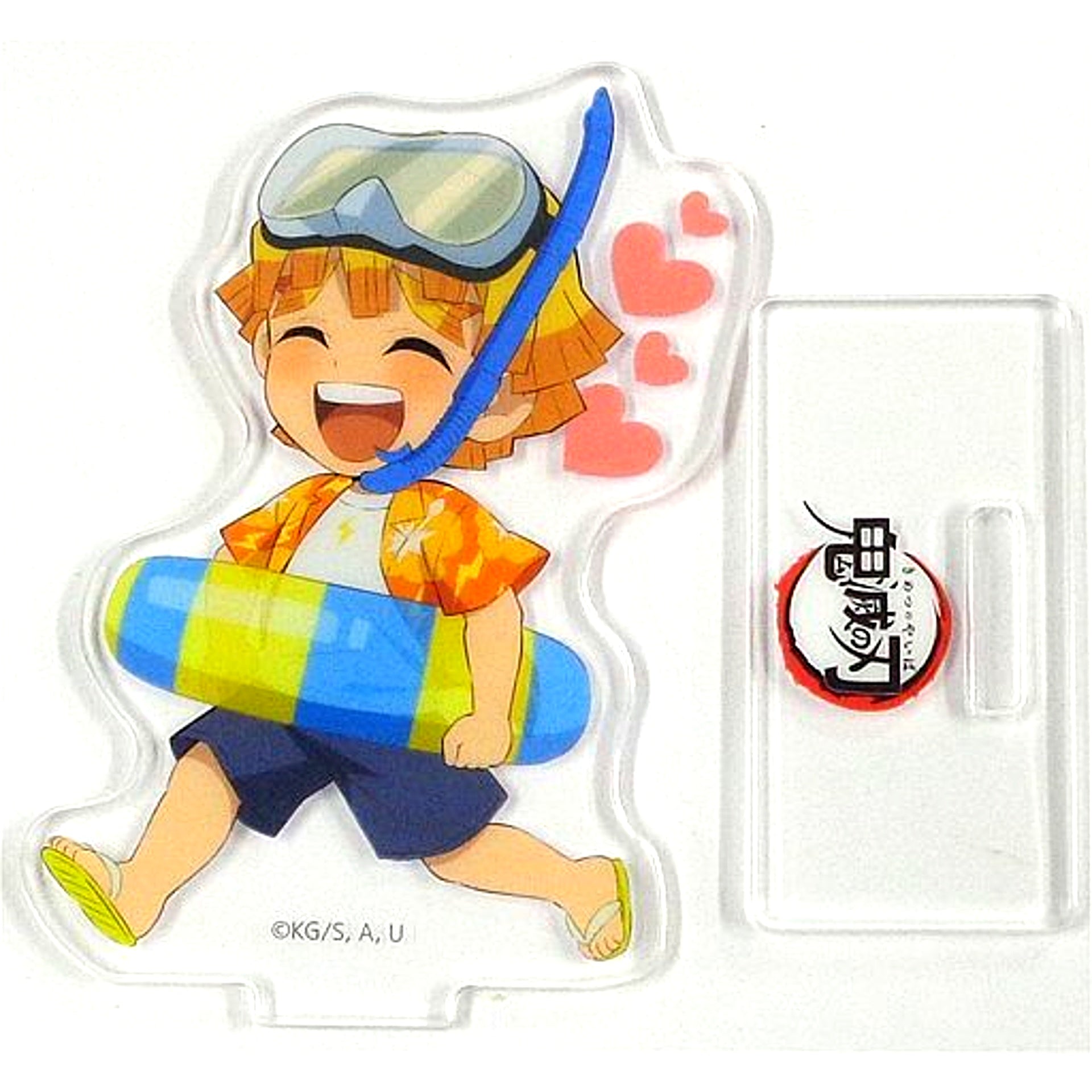 Zenitsu Agatsuma Demon Slayer x ufotable cafe Summer Vacation Event Random Acrylic Stand Group A [USED]