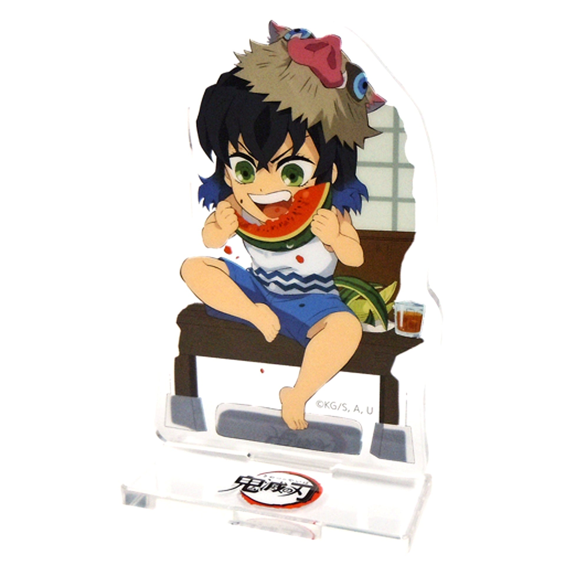 Inosuke Hashibira Demon Slayer x ufotable cafe Summer Vacation Event Random Acrylic Stand Group A [USED]