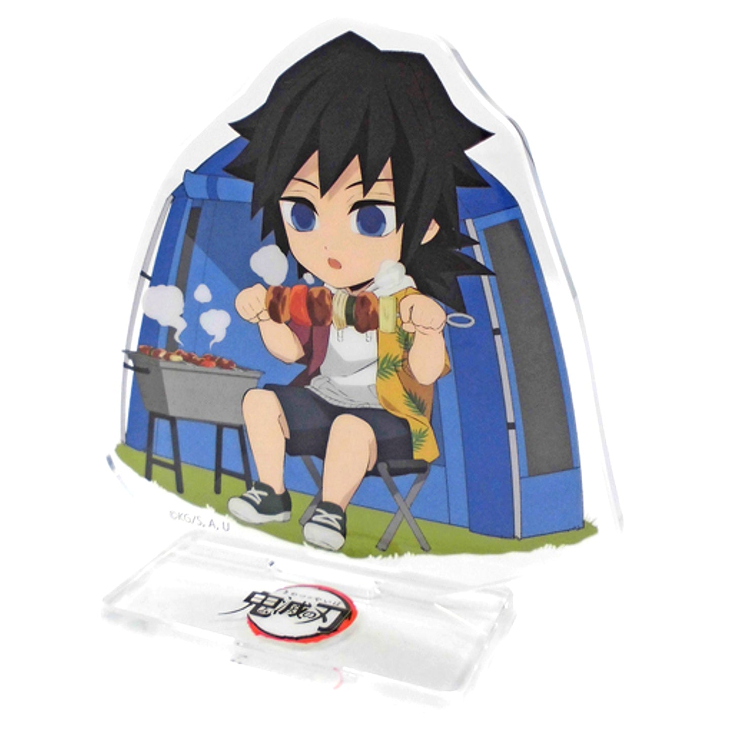 Giyu Tomioka Demon Slayer x ufotable cafe Summer Vacation Event Random Acrylic Stand Group B [USED]