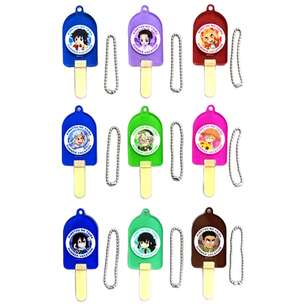 Shinobu Kocho, etc. Demon Slayer: Kimetsu no Yaiba Random Popsicle Style Charm Group B All 9 Types Set Charm [USED]