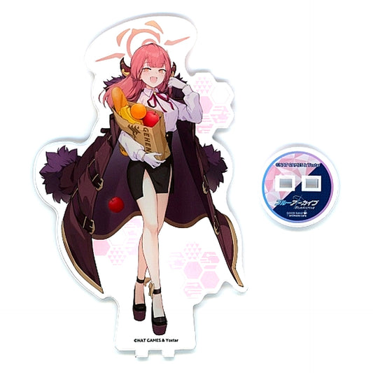 Aru Rikuhachima Big Acrylic Stand Blue Archive x Good Smile x animate cafe [USED]