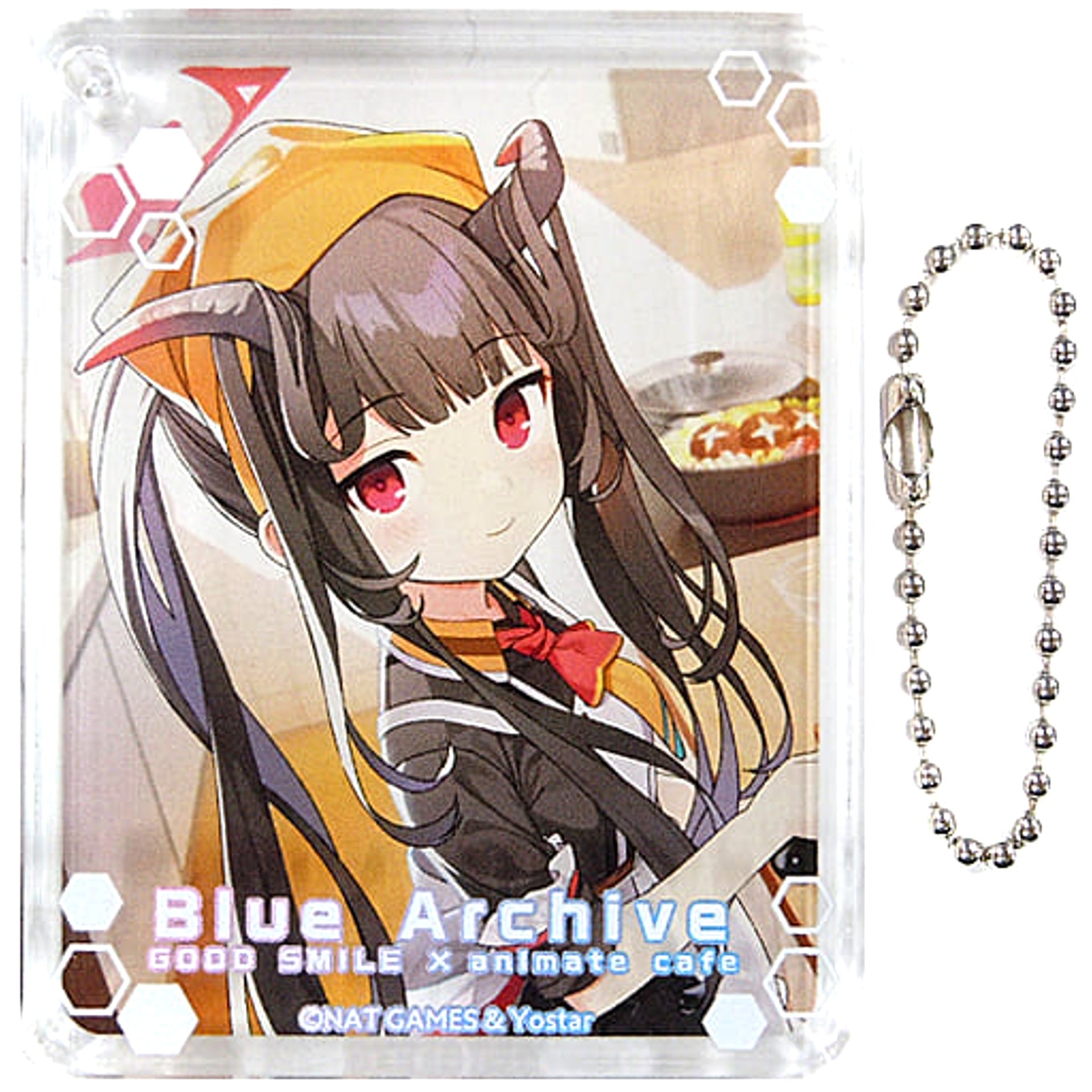 Blue Archive Fuuka Aikiyo CoLotta Trading Acrylic Plate Keychain Vol.1 Good Smile animatecafe Limited Acrylic Stands [USED]