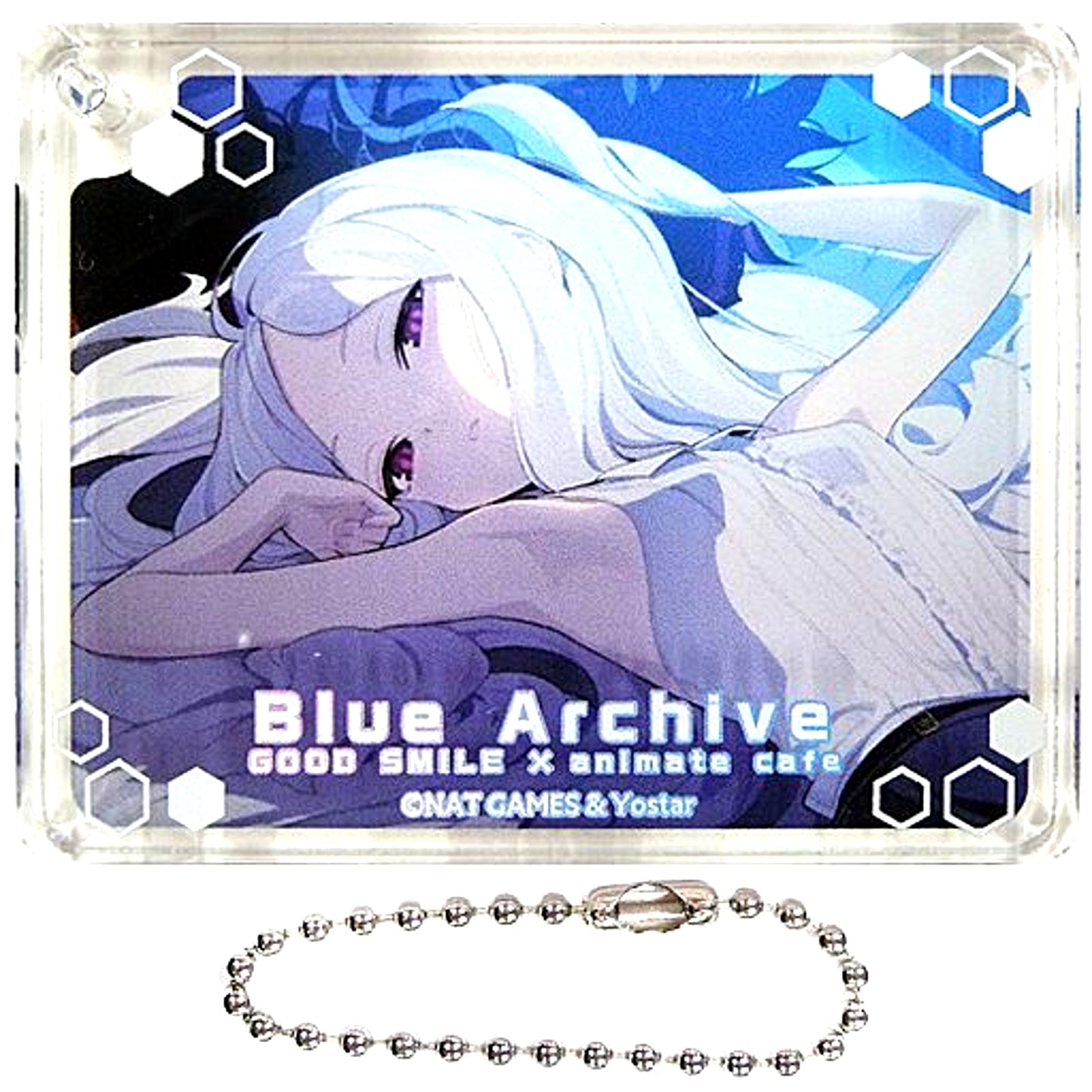 Hina Sorasaki Blue Archive CoLotta Trading Acrylic Plate Keychain Vol.1 Good Smile Animate Cafe [USED]
