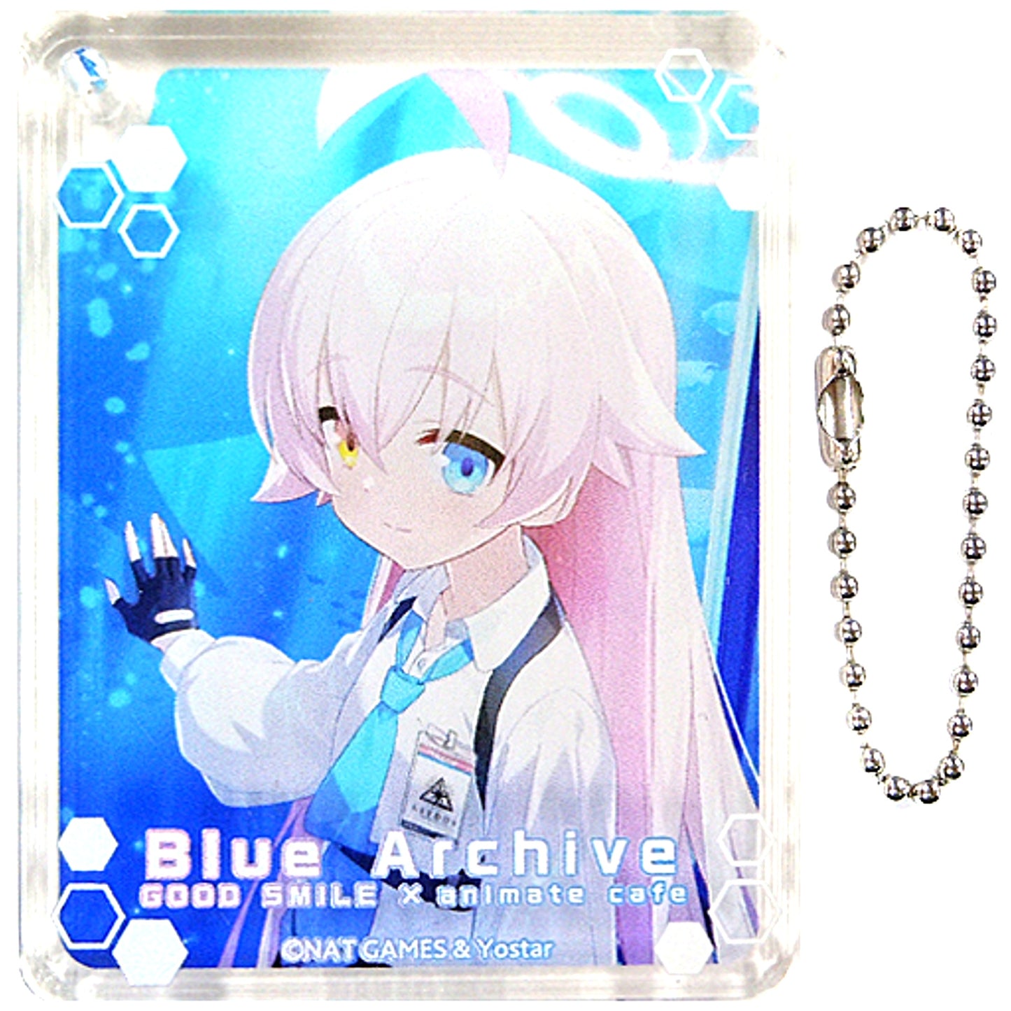 Hoshino Takanashi Blue Archive x GOOD SMILE x animate cafe CoLotta Trading Acrylic Plate Keychain Vol. 1 [USED]
