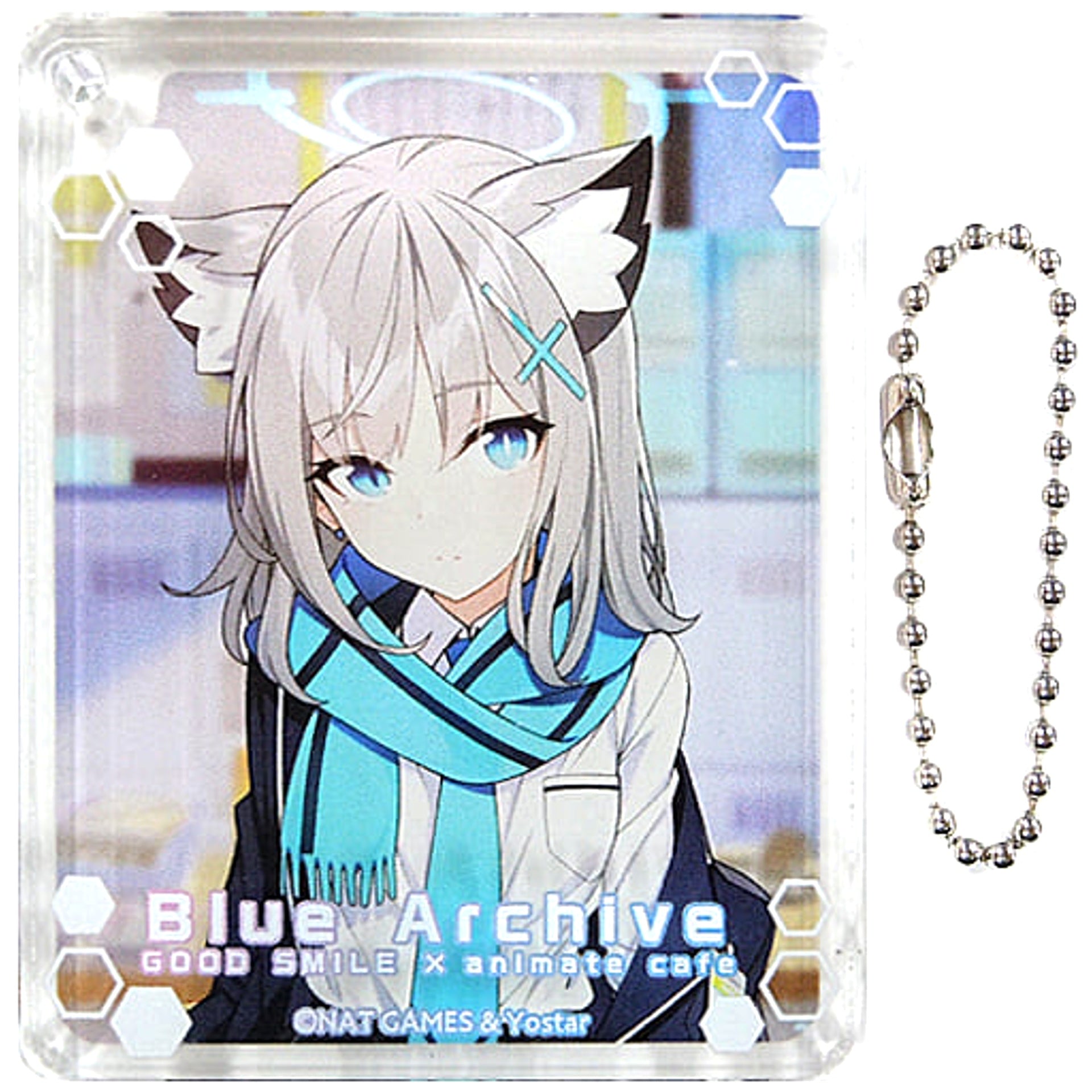Blue Archive Shiroko Sunaokami CoLotta Trading Acrylic Plate Keychain Vol.1 Good Smile animatecafe Limited Acrylic Stands [USED]
