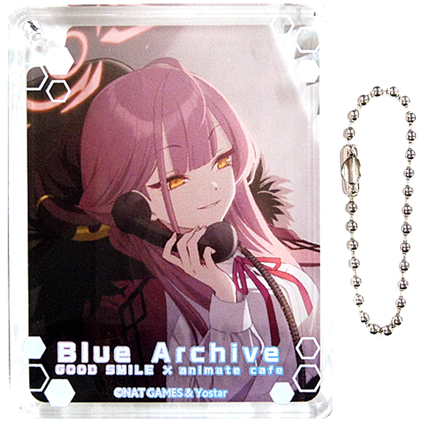 Aru Rikuhachima Blue Archive CoLotta Trading Acrylic Plate Keychain Vol.2 Good Smile Animate Cafe [USED]