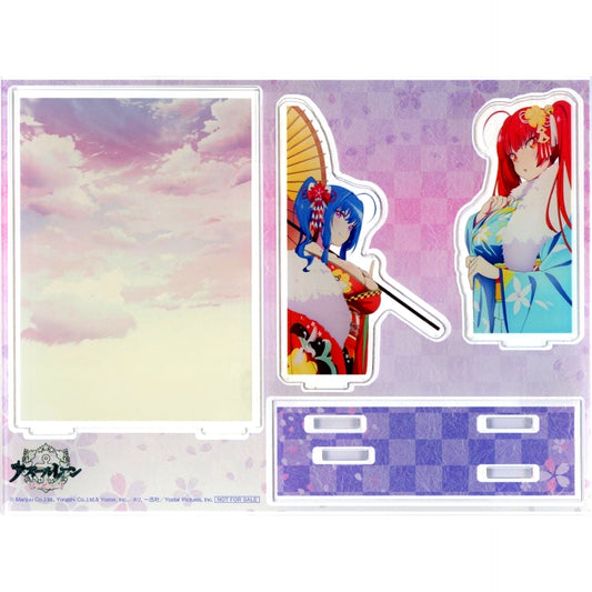 St. Louis & Honolulu Illustration Acrylic Diorama Bonus Item for Blu-ray Azur Lane Slow Ahead Toranoana Ltd Vol.1 [USED]