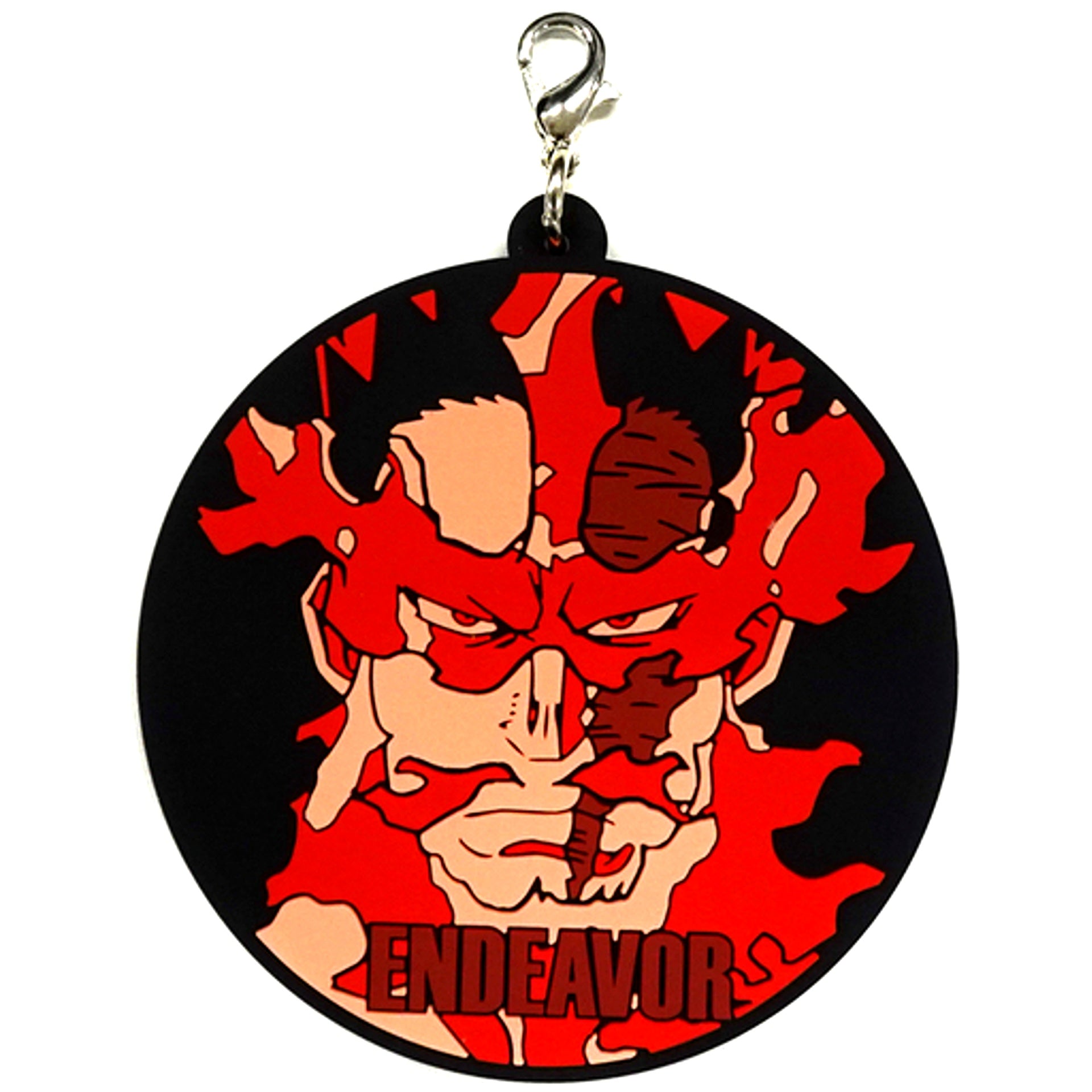 Endeavor Prize K My Hero Academia HERO VS VILLAINS Ichiban Kuji Rubber Charm [USED]