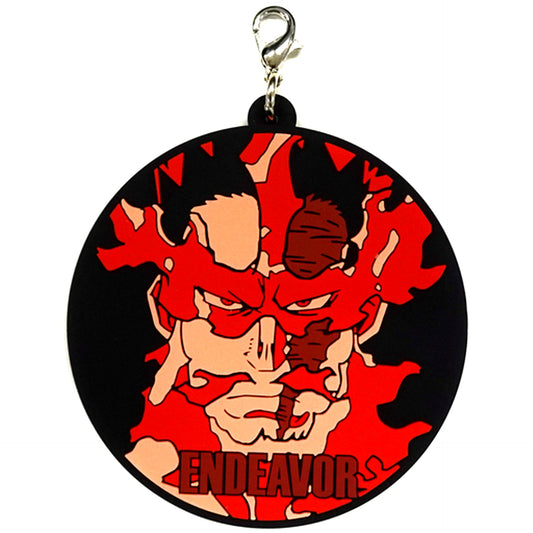 Endeavor Prize K My Hero Academia HERO VS VILLAINS Ichiban Kuji Rubber Charm [USED]
