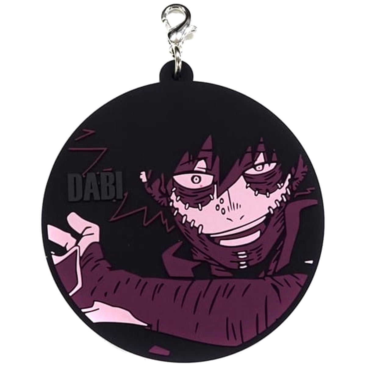 My Hero Academia Dabi Ichiban Kuji HERO VS VILLAINS Rubber Charm Prize K Charm [USED]