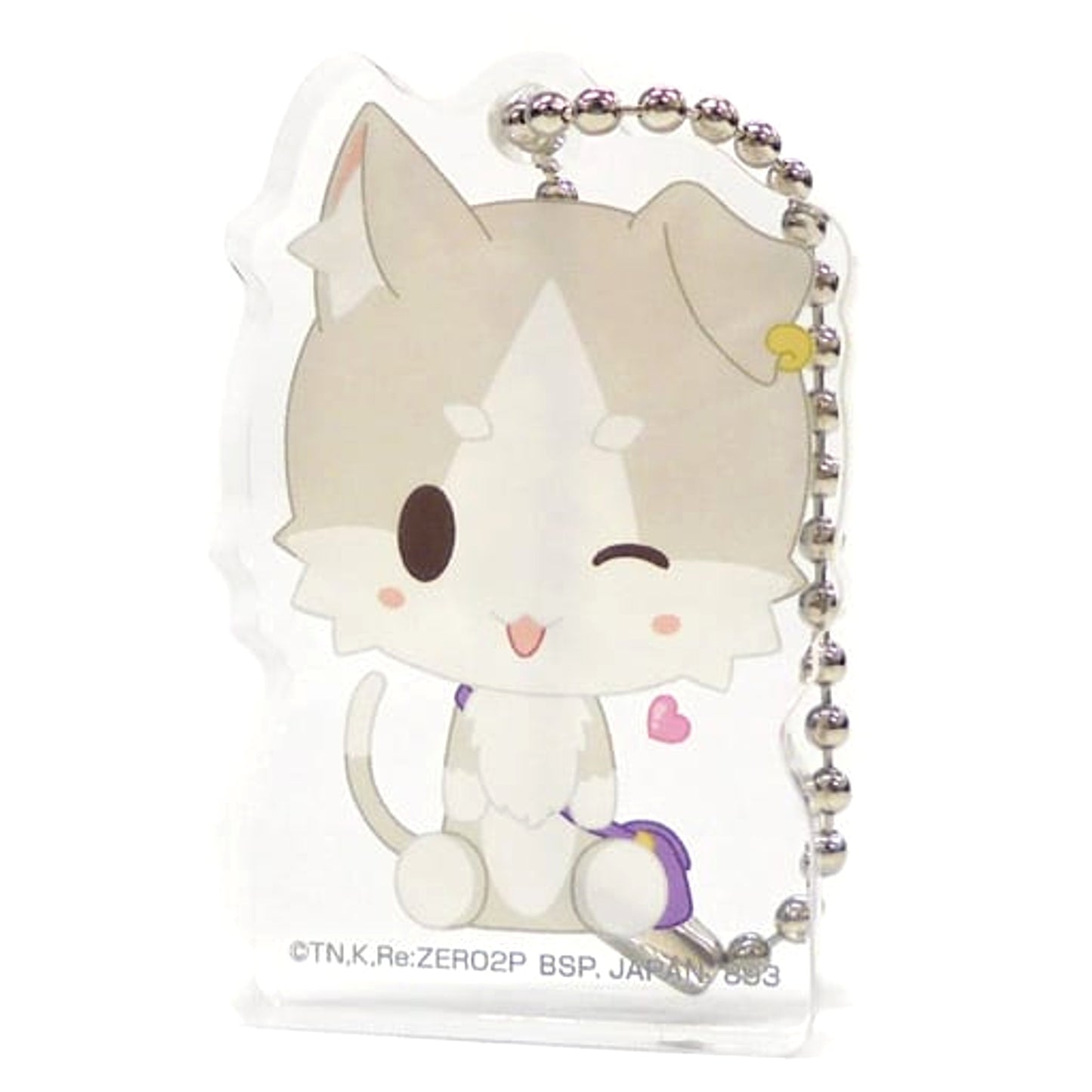 Re:ZERO -Starting Life in Another World- Pack Ichiban Kuji May the Spirit Bless You Chokonokko Acritz Key Ring Prize F Keychains [USED]