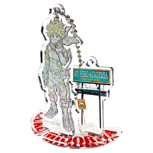Izuku Midoriya My Hero Academia The Movie World Heroes Mission Release Commemoration Fair in Tokyu Hands x Bunbougu Cafe Trading Mini Acrylic Stand [USED]
