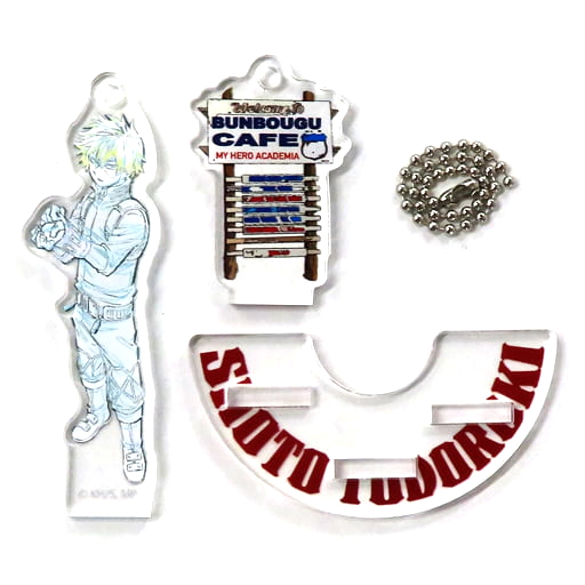 My Hero Academia: World Heroes' Mission Shoto Todoroki Trading Mini Acrylic Stand Tokyu Hands x Bungu Cafe Release Fair Acrylic Stands [USED]