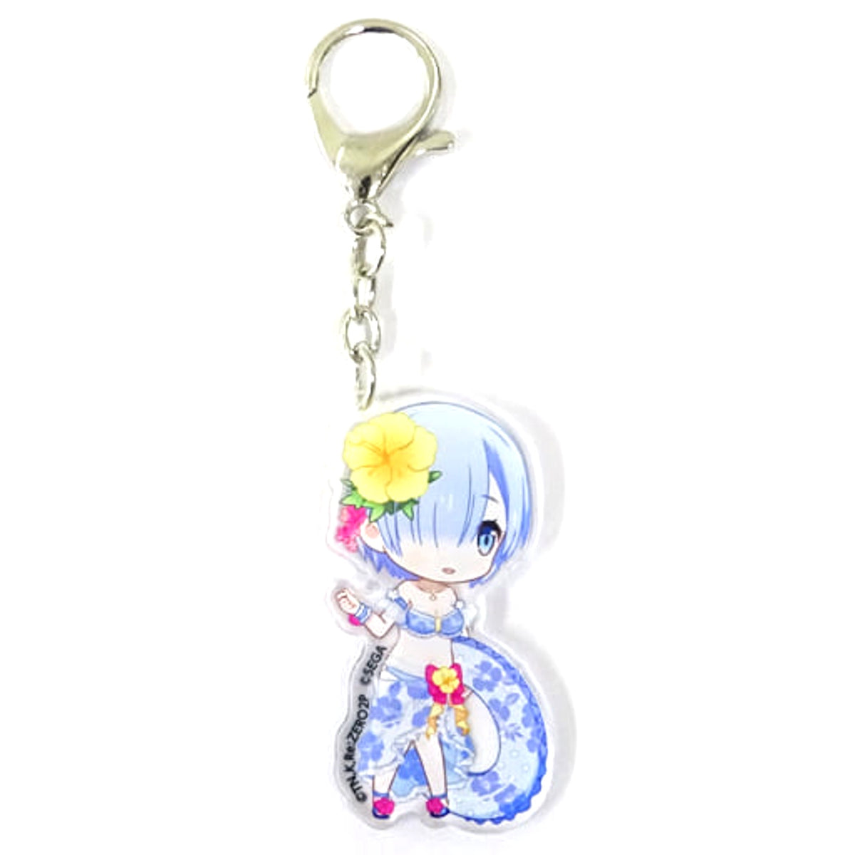 Re:ZERO -Starting Life in Another World- Lost in Memories Rem Acrylic Keychain Monthly Comic Alive Limited September 2021 Issue Special Bonus Keychains [USED]